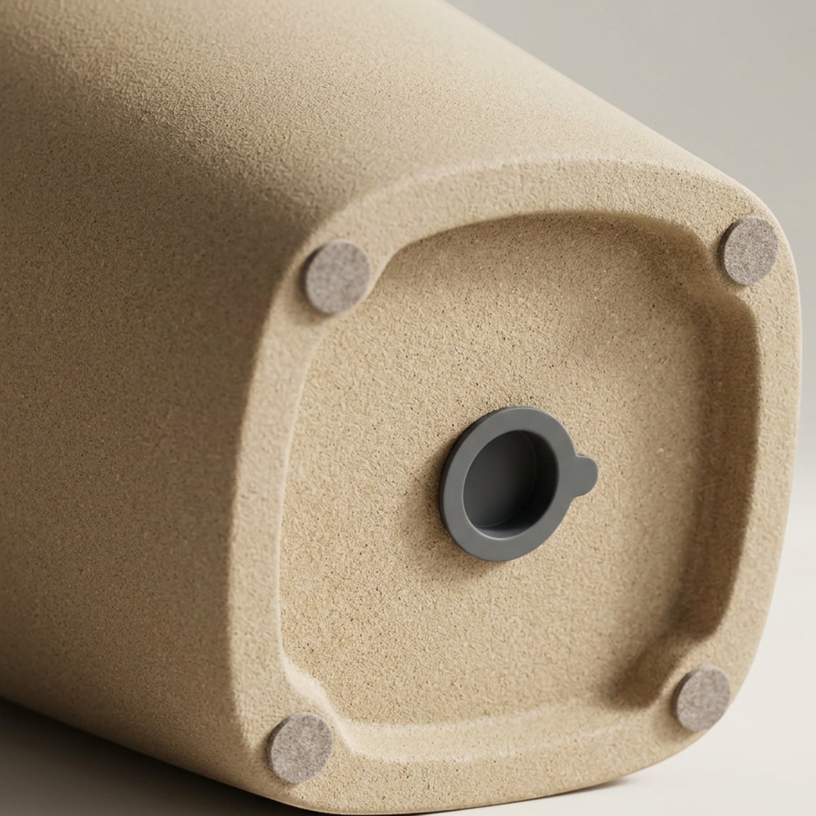 Mvdxj Tall Fiberstone Tapered Planter Sand - Detail view