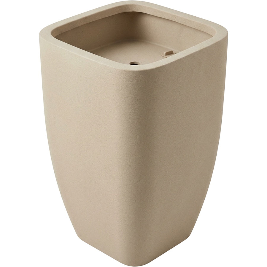 Mvdxj Tall Fiberstone Tapered Planter Sand